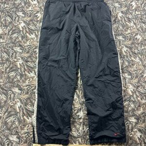 Vintage early 2000s Nike Men's Black and Gray Track pants